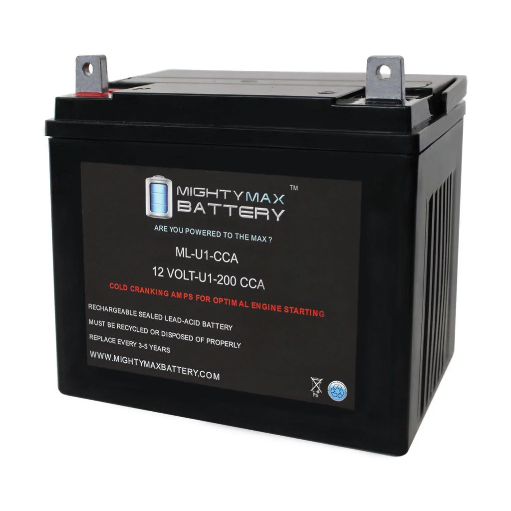 ZT-125 Battery ML-U1 200CCA Bobcat for Mower 0Turn 12V Lawn Textron
