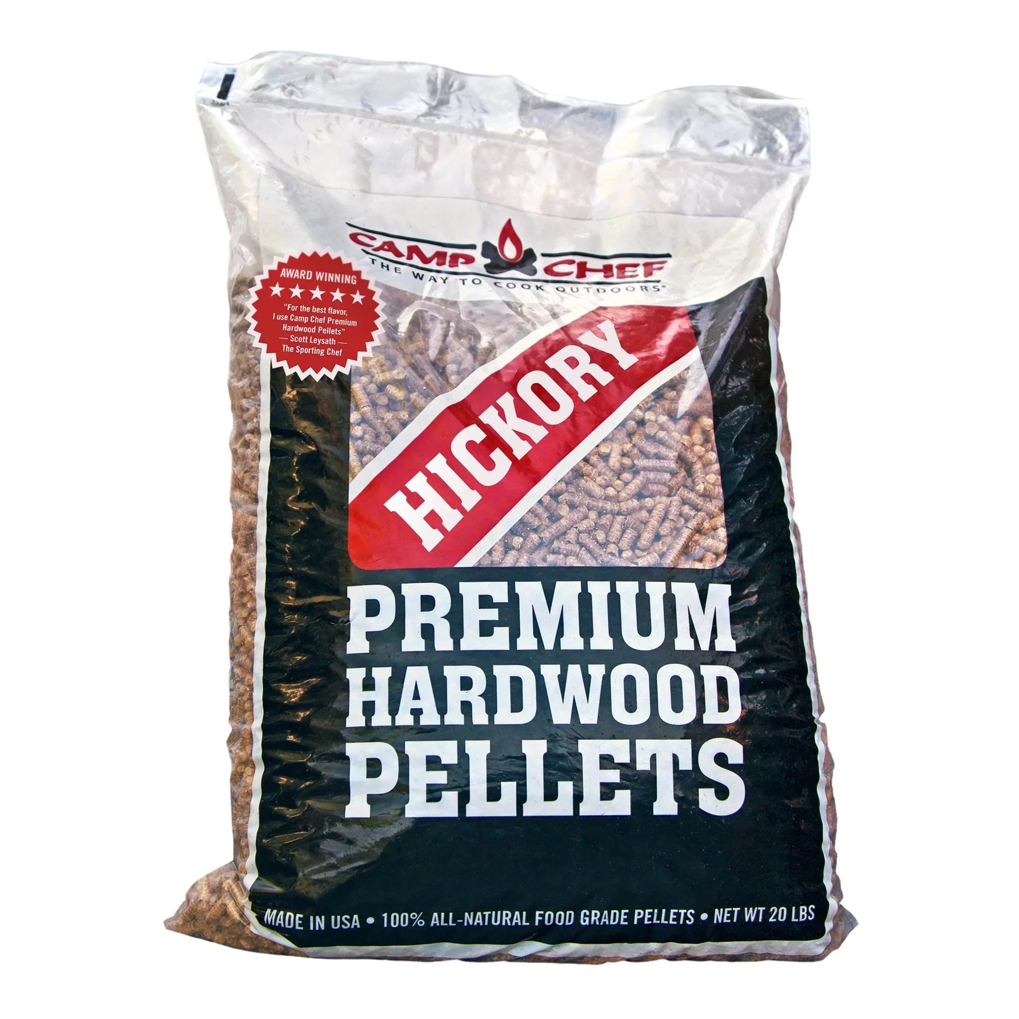 Pack) 20 Smoker Chef Hickory Grill lbs Premium (2 BBQ Pellets, Camp Hardwood