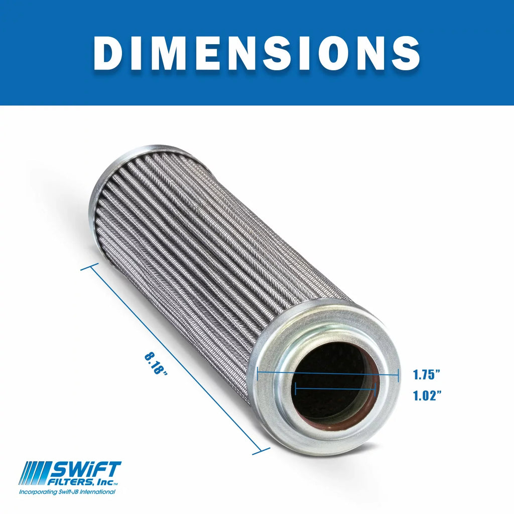 Microglass Cartridge NAPA Element Filter Construction for Direct 25 Micron Interchange 7861