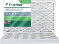 Air Filterbuy MERV Pleated Filters HVAC (4-Pack) 13 Furnace AC 10x24x1