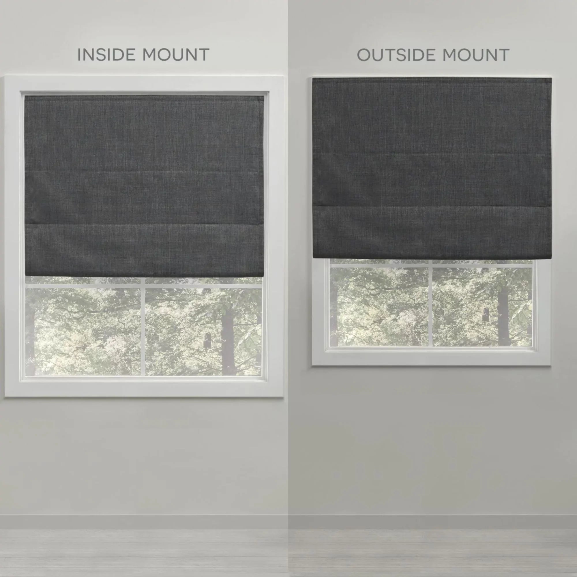 Ricardo Shade, Home Exclusive Blackout Total Roman 23"x64", Grey