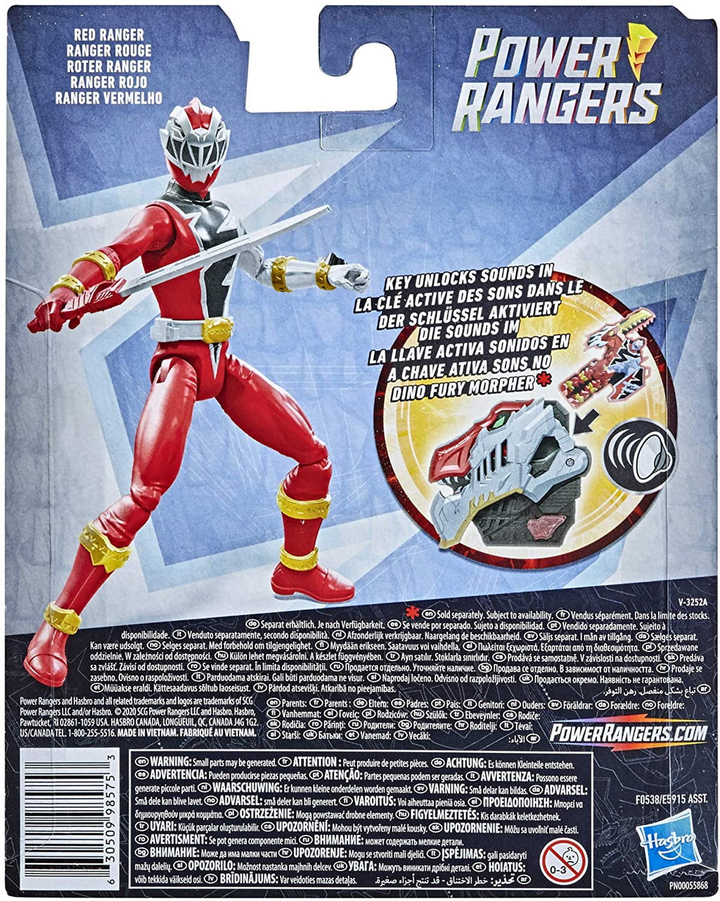 Figure TV Ranger Key 4 by Up Power Dino Accessory 6-Inch Dino-Themed Ages Rangers Fury Action and for Red and Show Dino Inspired with Fury Toy
