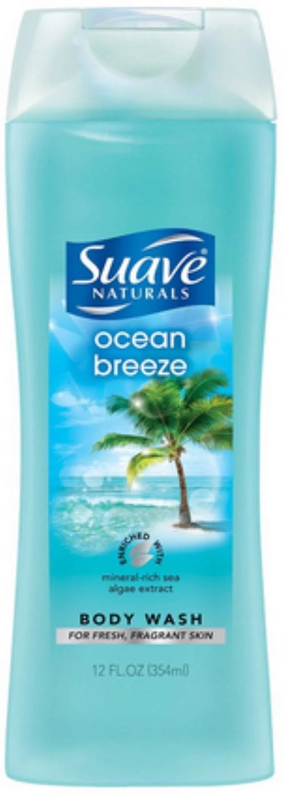 Suave Wash, Body of Ocean 12 oz Naturals 3) (Pack Breeze