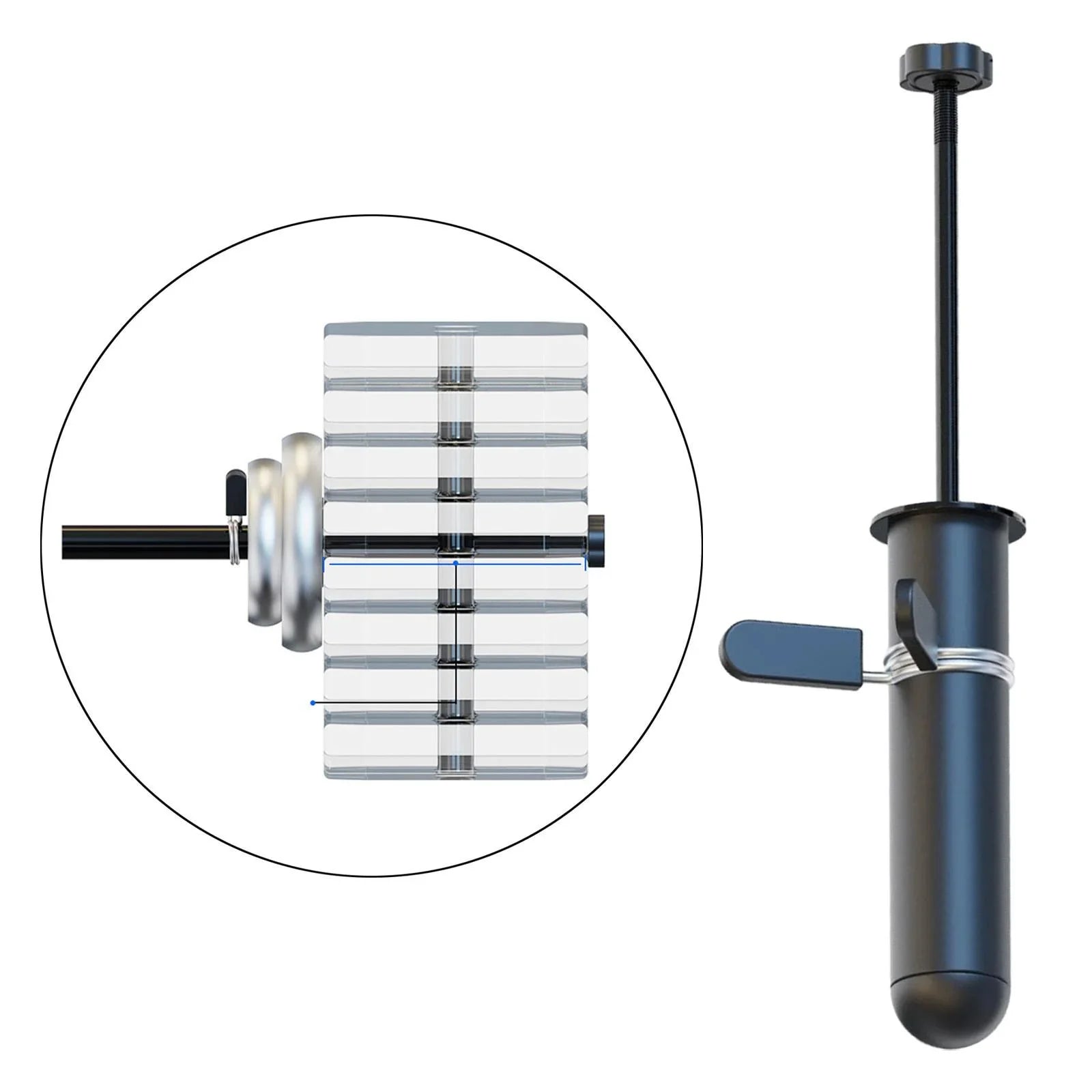 Pin for Barbell 200mm Pin Storage Weight Stack Weight Add Barbell Weightlifting Parts Holder Steel Weight Loading Tnarru Gym Plate Workout
