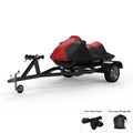 Cover Jet from DOO / Straps - Ski All Storage Color Rays, RED XP More! Trailer Protects - Rain, Black For Weather 1991-1996 Trailerable - Bag SEA And And Weatherproof - Sun, UV Includes