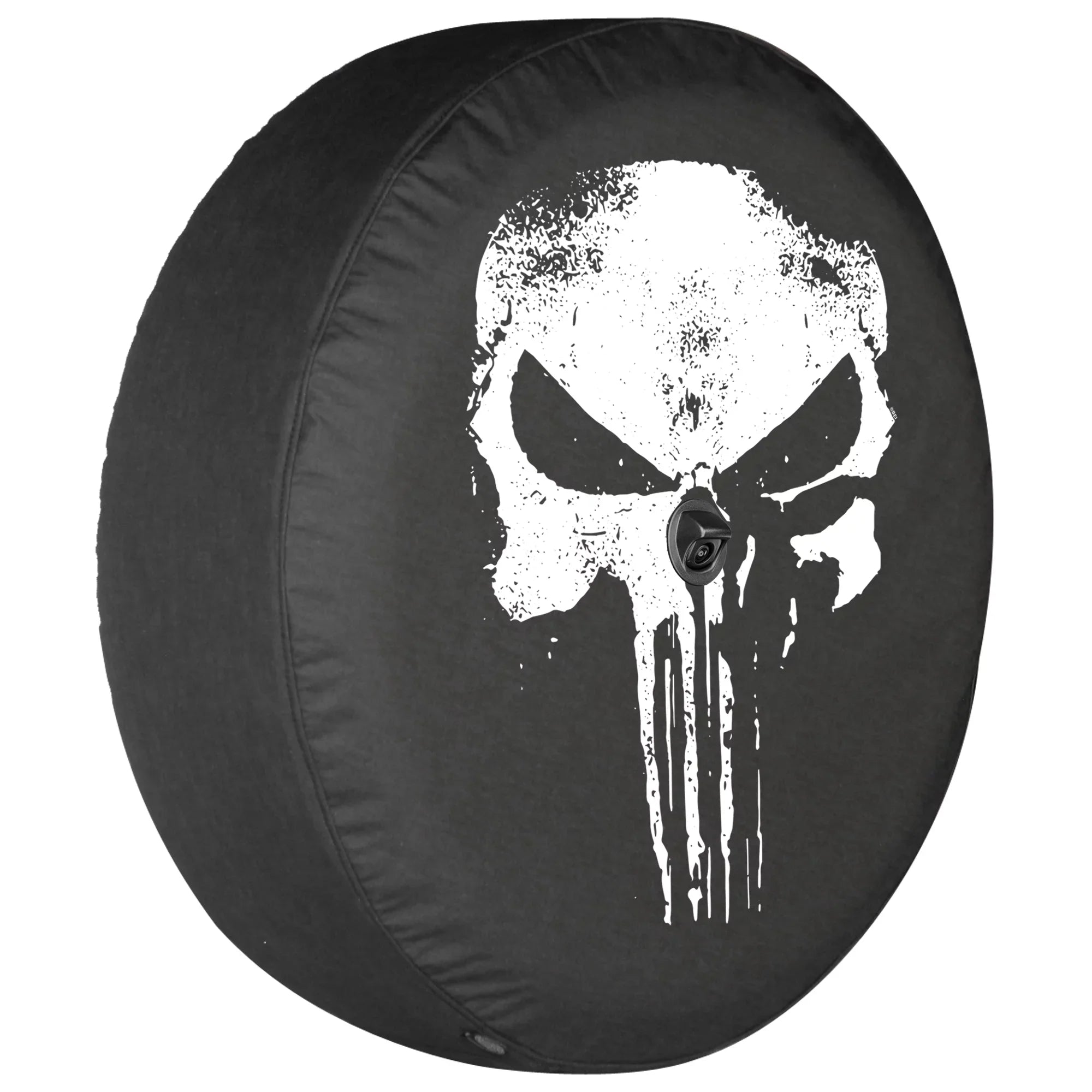 '- JL JL Cover Wrangler Punisher Rubicon Tire (2018-2020) for Skull Distressed (w/ camera) - Soft 33" - back-up Jeep Boomerang