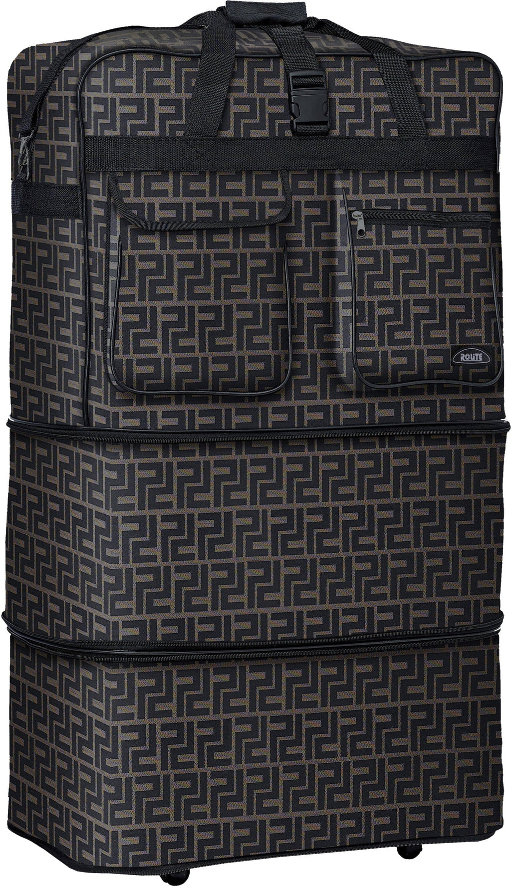 Bag Duffel (Coffee) Luggage Wheeled Bag Rolling Spinner 36"