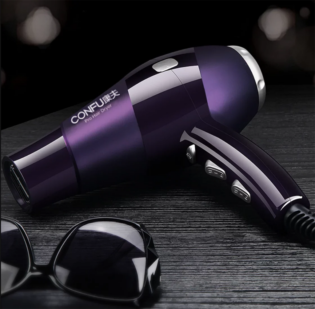 hot Dryers air Shinier Function 2 CONFU for Concentrator Dryer, and Settings, High for Nozzle(Red) Heat Dryer, Results, Button, Hair and Shot Women, Hair Speed Ionic Power Cool 3 cold 2300W