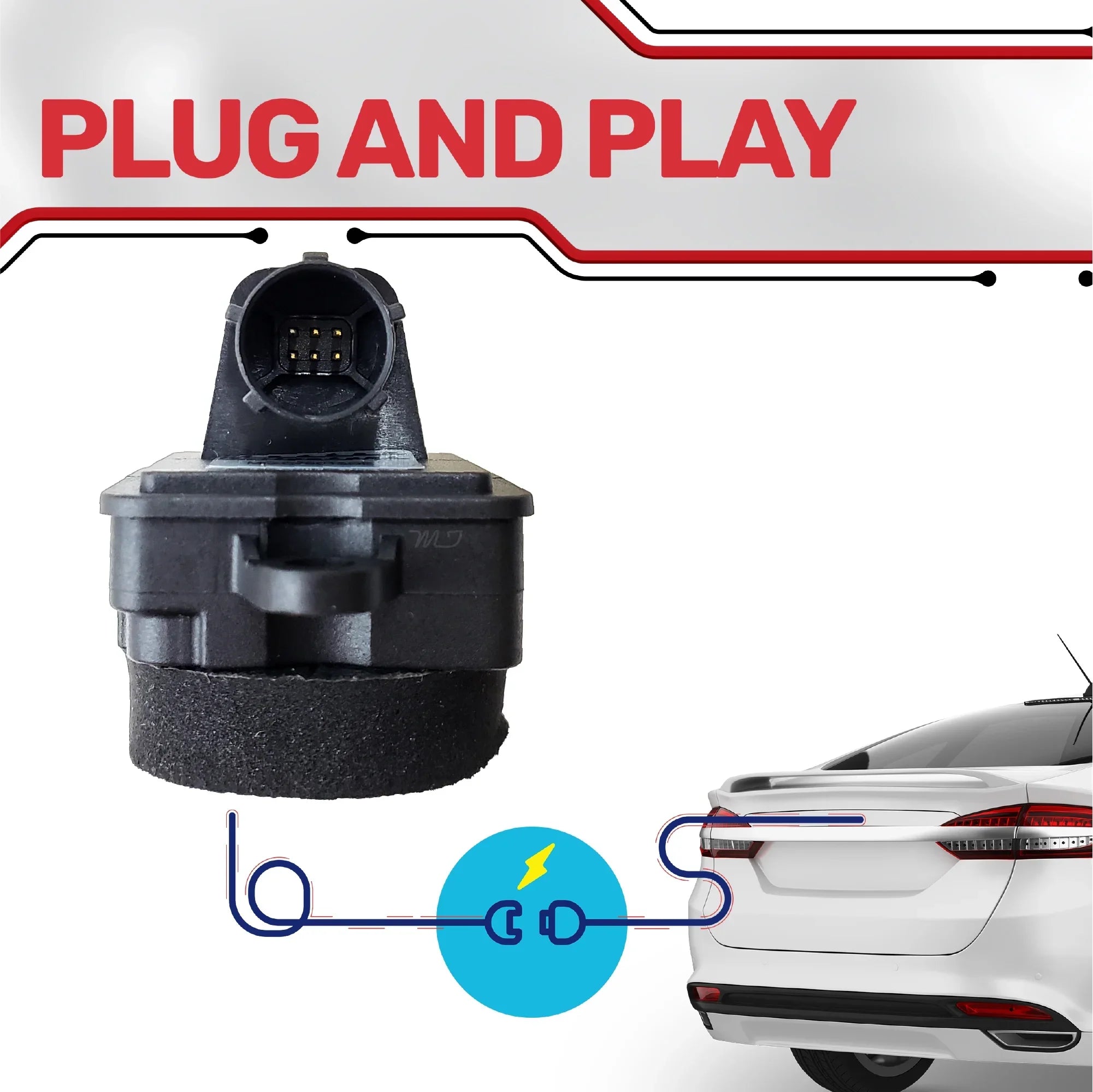Camera # 68230085AA/AB/AC/AD/AE/AF/AG OE for 200 (2015-2017) Chrysler Backup Tailgaters Part Master