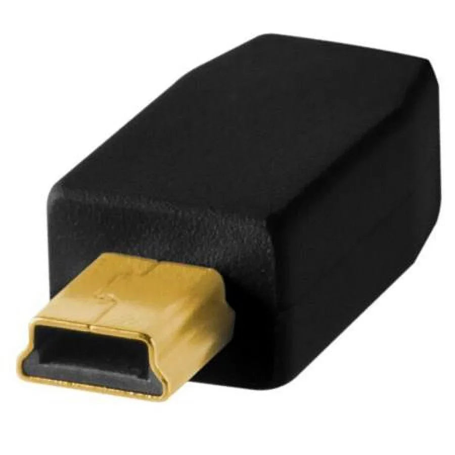 to USB - Cable Male Pro A - Mini-B Pin Plated Gold 2.0 15 5 Feet