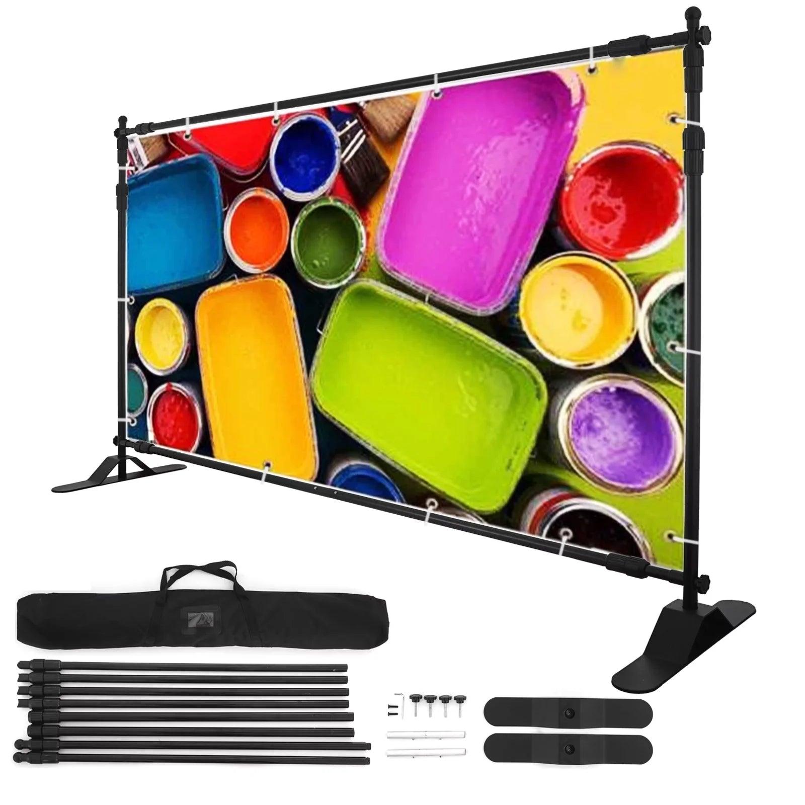 Large x Kit, Photography Banner Backdrop SHZOND Stand 10 Stand Banner Stand Background 8ft Support