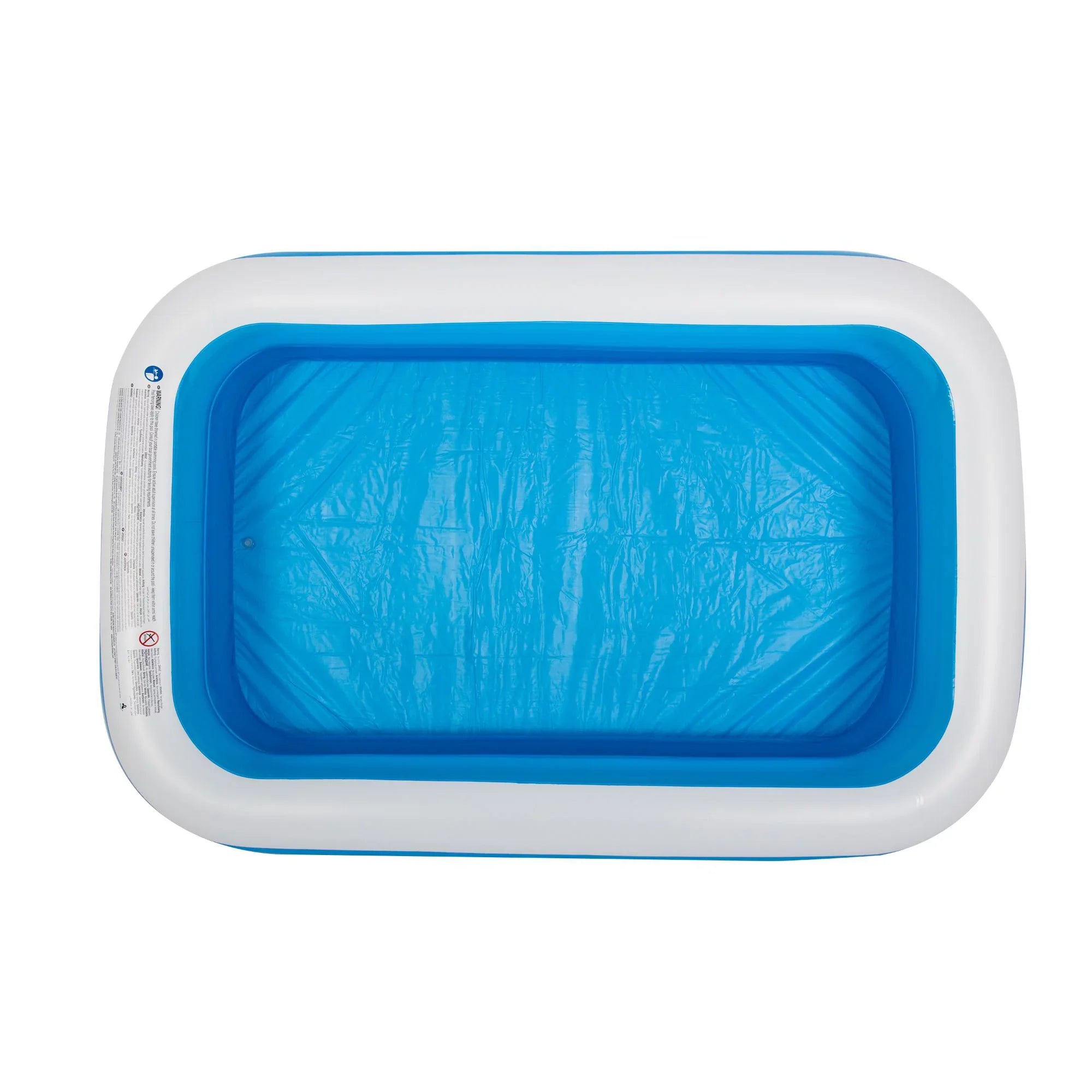 and White Inflatable Pool 8.5' Blue Swimming Rectangular