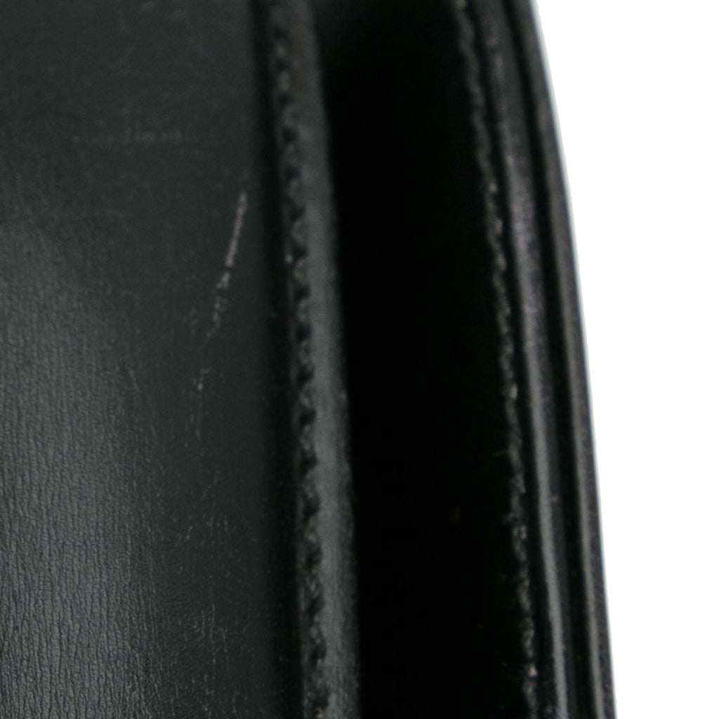 Handbag Top Gucci Bamboo Black Night HandleBag Pre-Owned Calf Authenticated Leather (Good) Unisex