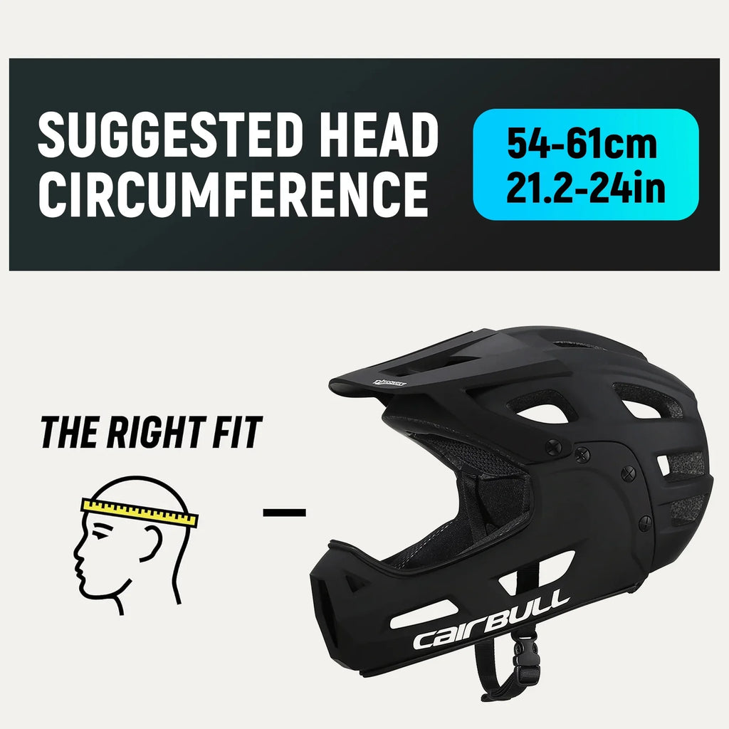 With ,Bike Helmet Helmet Chin And Helmet And Chin Mountain Cycling Visor With