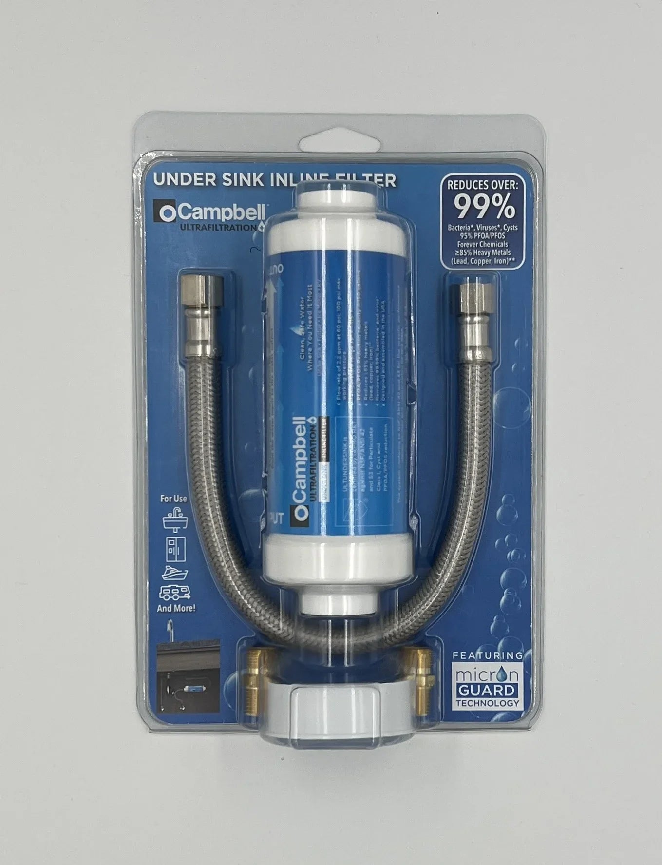 Point Use of Campbell System. Ultrafiltration+ Undersink