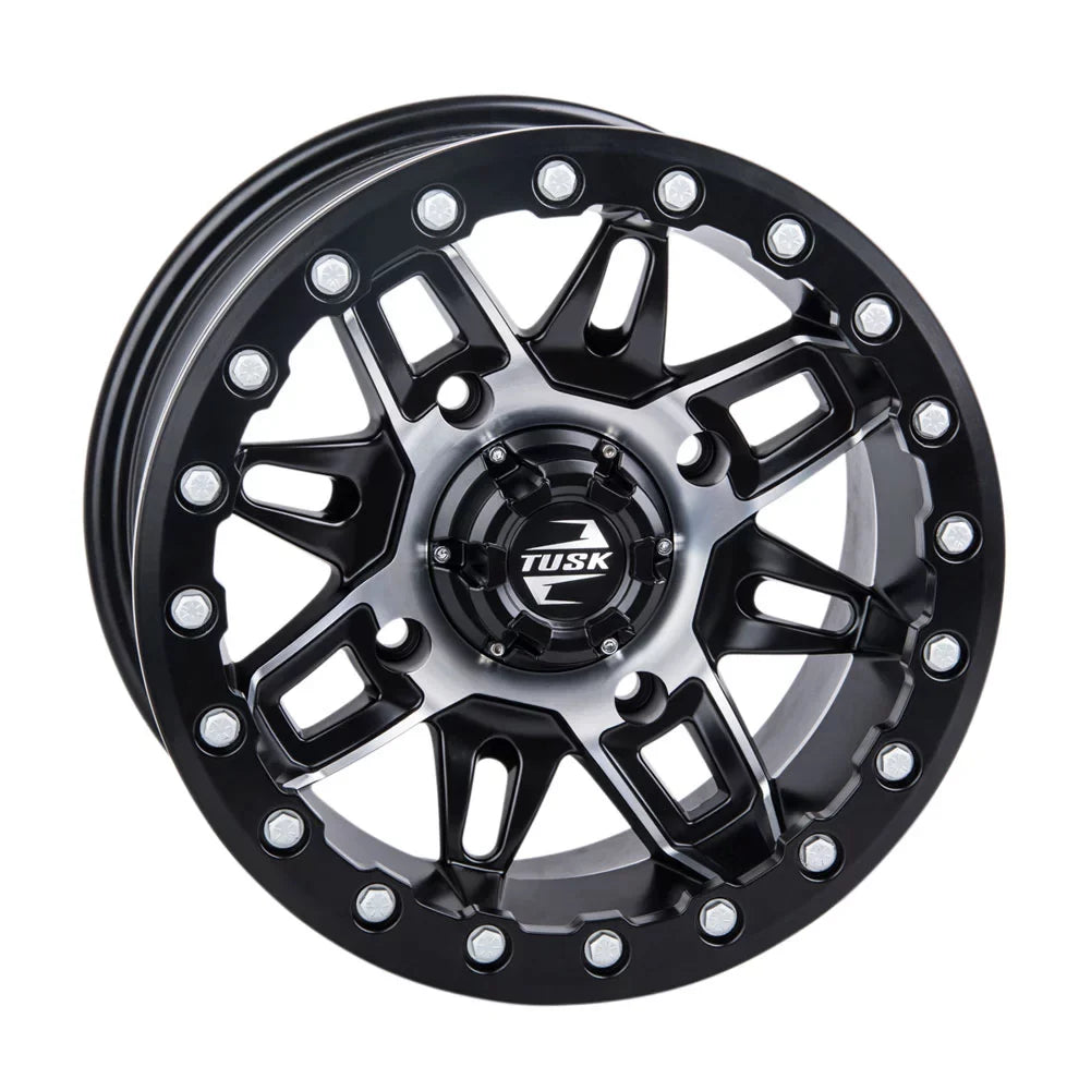 Wheel 15x7 Pro (4 Pack) For 2.0 2020-2022 4/137 CAN-AM Defender Tusk HD10 + XT Beadlock Machined/Black Wasatch 5.0