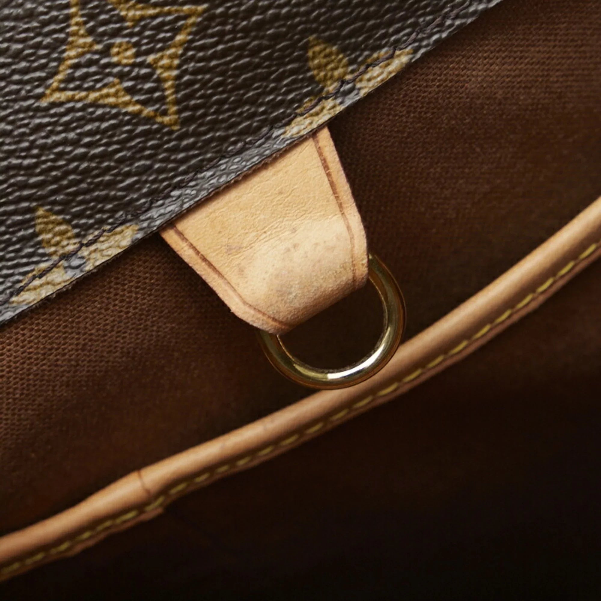 Shoulder Vavin Leather M51170 VUITTON GM Brown Tote Louis PVC Women's Pre-Owned Bag Vuitton (Good) LOUIS Monogram