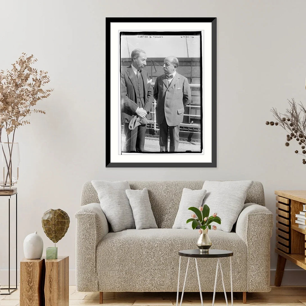 Theunis, 17-7/8" & x Cartier Historic Framed Print, 21-7/8"