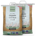 Protein | Soy-Free, Mile Organic, Organic Non-GMO, Chicken 18% Grown | US Chicken Four Grains, | Corn-Free, Grain Feed Whole Certified 100% Non-Medicated Food Grower | Certified 46 lbs. |