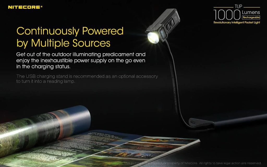 Magnetic Emitter Light(Black Headlamp-(5700K, Dual Pocket Charger Gray)and or 1xNL1834 Battery,TUP White)with Value Eco-Sensa A1 Intelligent White)-(3000K, Warm Bundle: UT32 Cool Nitecore Rechargeable