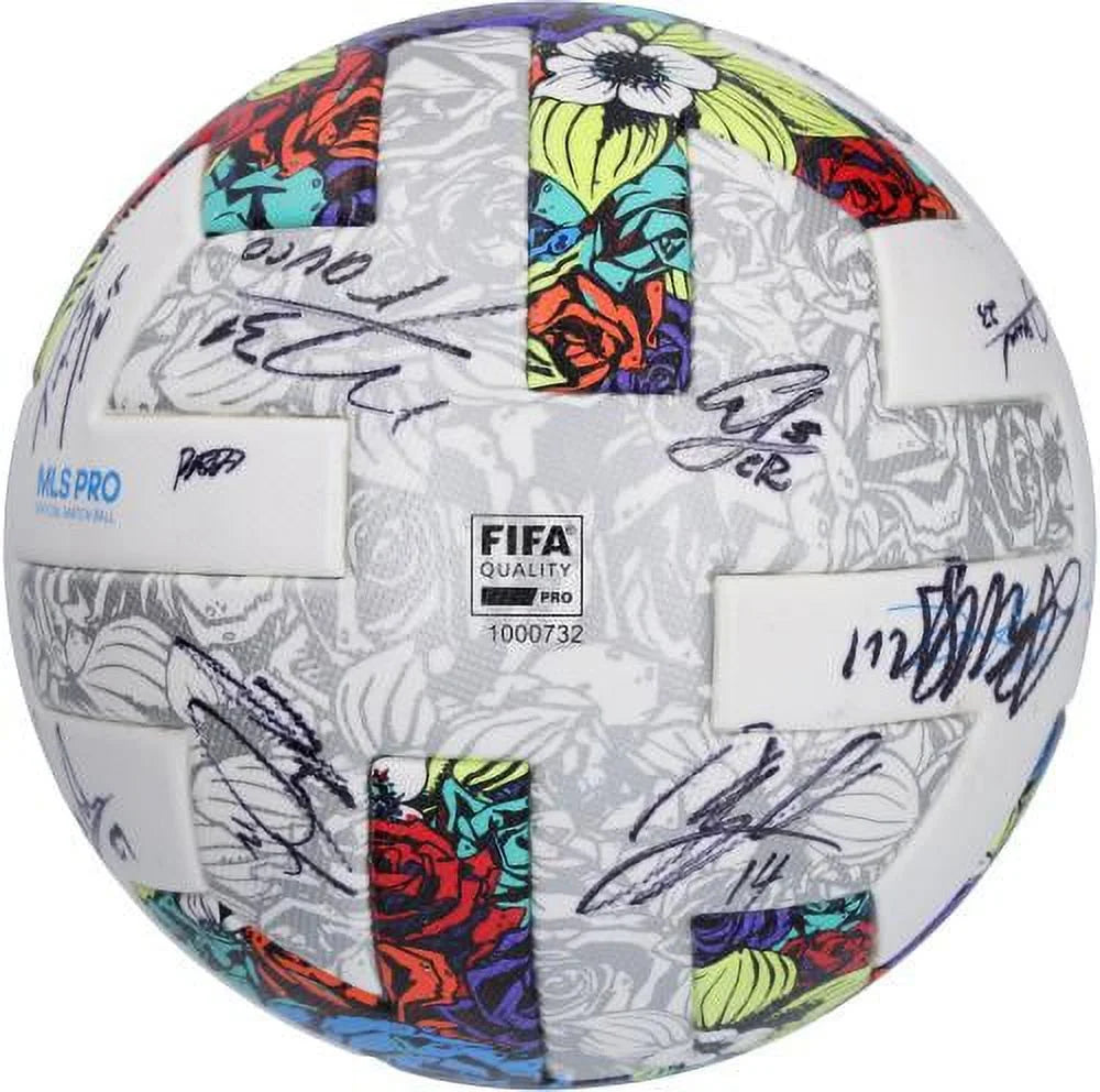 Earthquakes Signatures from Match-Used with MLS the BA88055 Fanatics Authentic Season Certified - - Ball 25 San 2022 Jose Soccer