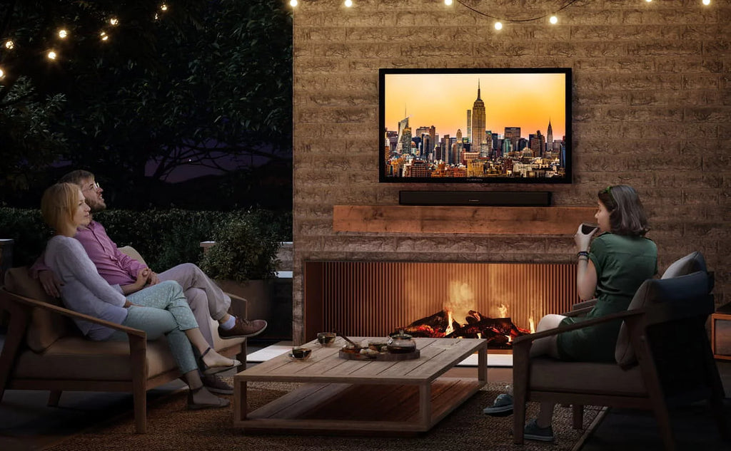 Year Weatherproof Full FDUF65CBS Shade Coverage by an Outdoor with Furrion 65" Additional (2021) TV 2 Protect 4K Series UHD Epic