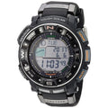 Mens PRW2500R-1 Digital Atomic - Pro Black Solar Trek Dial Watch
