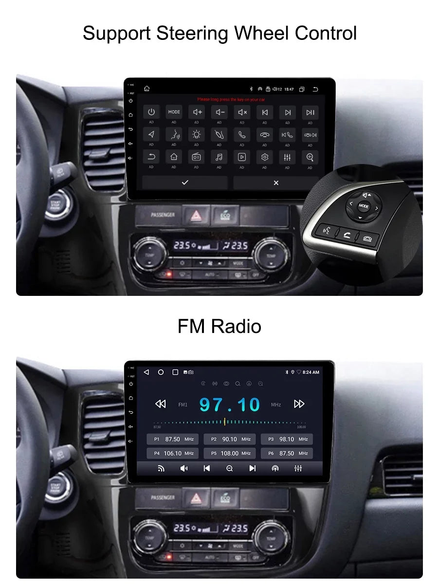 Car For Android 2012 Radio 2018 GG0W Carplay Mitsubishi Multimedia Auto Navigation GF0W - GPS Outlander Player Android 3