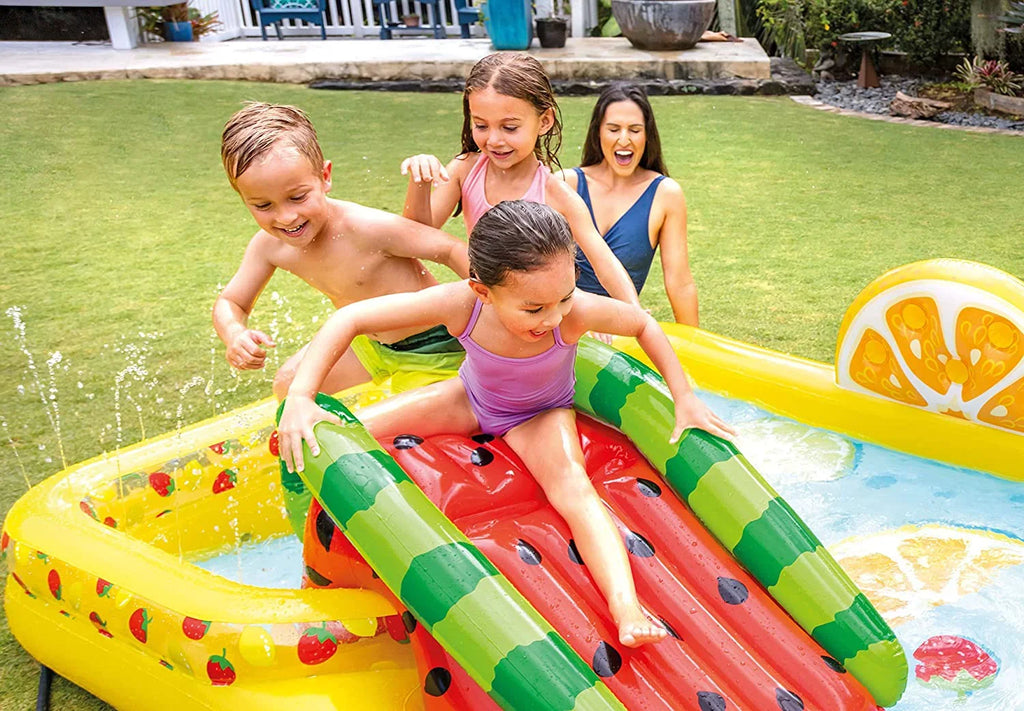 Multicolor for Center, Inflatable Ages Fruity Play 2+,