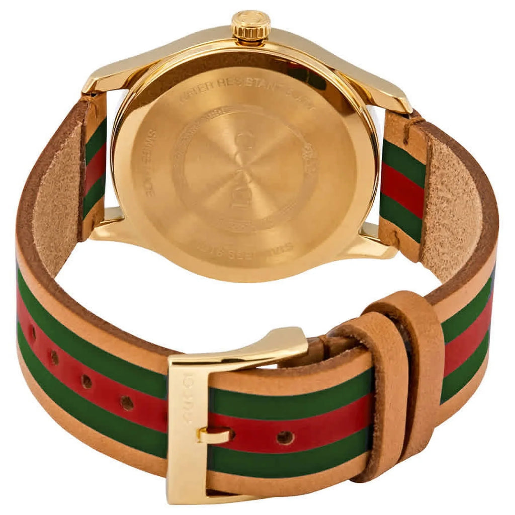 126 YA1264077 Leather Three-Toned Men's G-Timeless 38mm Watch Gucci