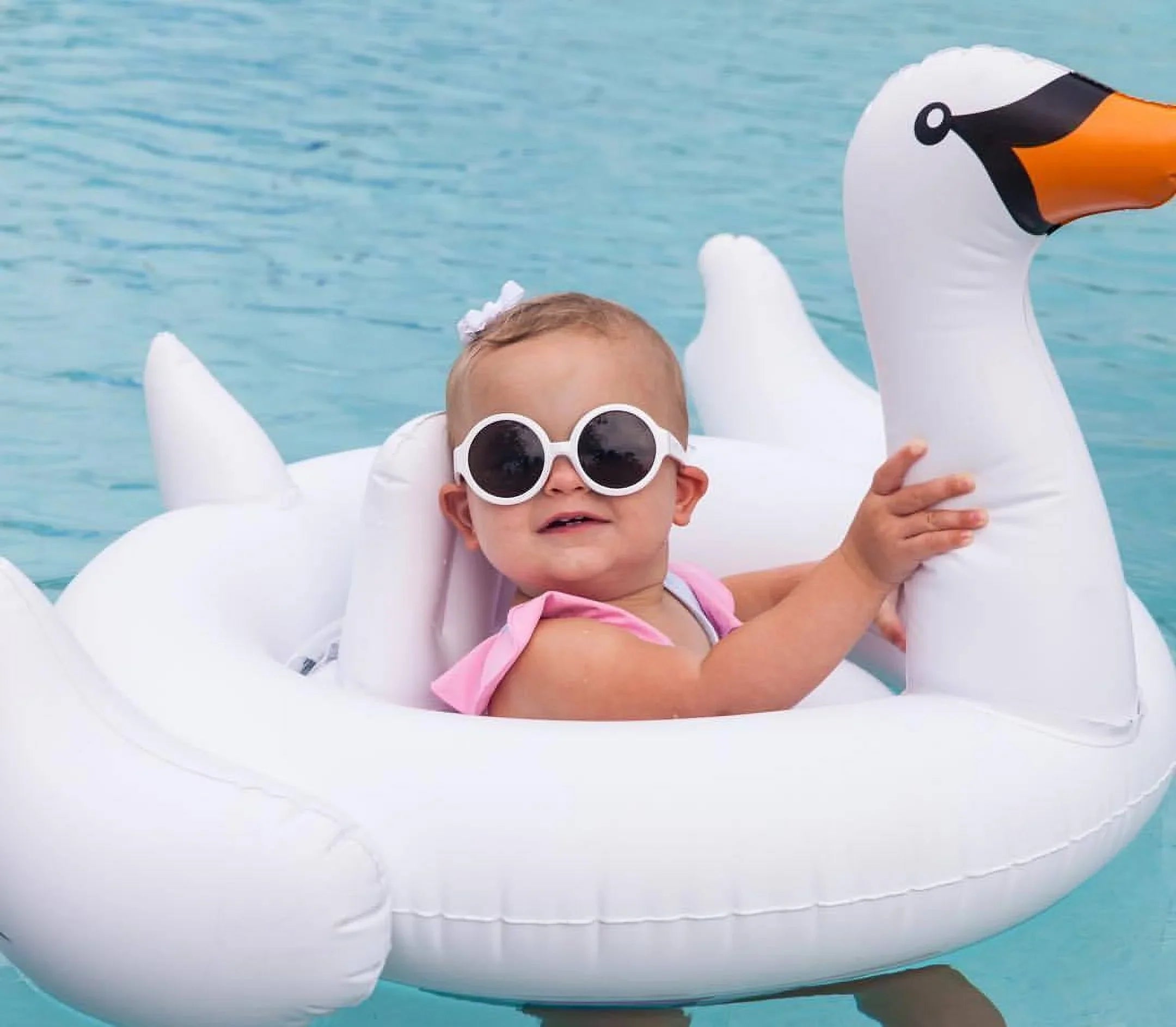 Celebrity Toy Kids Inflatable Swimming for Fun, Rideable Style Raft - Pool Swan Float