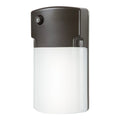 Wall Pack LED to Outdoor Light Sensor Photocell with HALO Outdoor Dusk Bronze Integrated Dawn