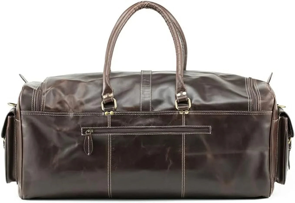 Gym Leather Bag Buffalo Vintage Leather Weekender Hulsh Holdall Overnight Duffle 24 for Bag Style Top Classic Travel Sports Men Bag Grain inches Bag