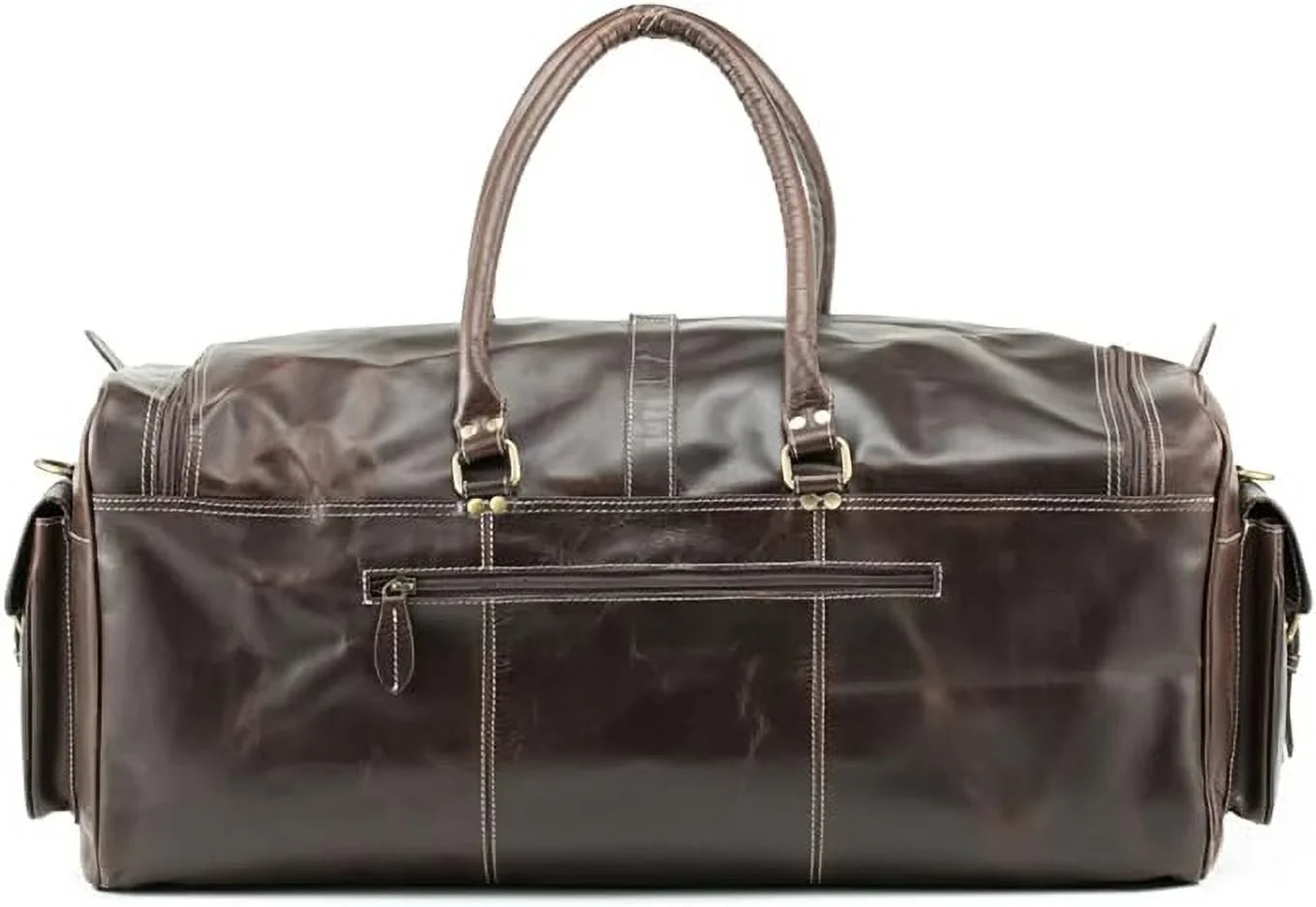 Gym Leather Bag Buffalo Vintage Leather Weekender Hulsh Holdall Overnight Duffle 24 for Bag Style Top Classic Travel Sports Men Bag Grain inches Bag