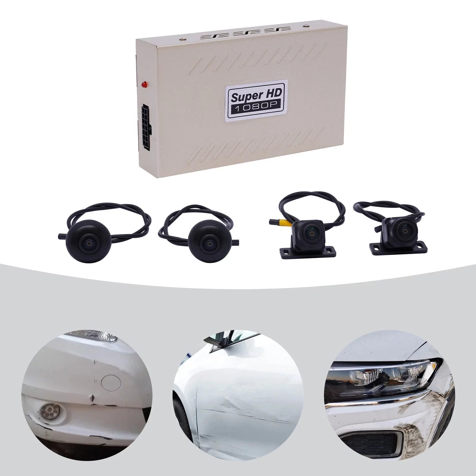 Rear Recorder Camera 360Â° Cam Car Sensor DVR Lens Dash CMOS Video Image MONIPA