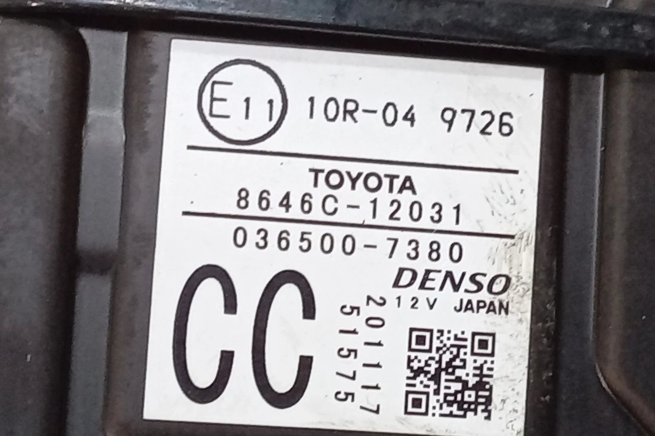 Windshield Camera (Good) Front Pre-Owned Lane 2021 OEM 8646C12031 Departure Toyota Corolla