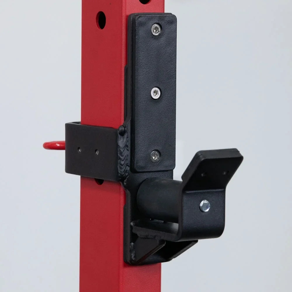 Titan Pair, Fitness Per Roller LB Attachment, T-3 Rated J-Hooks, 1,000 Smooth Power Series Barbell Rack Racking