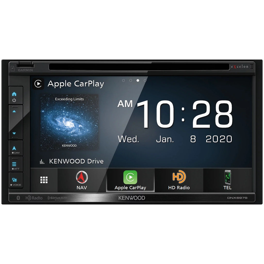 Receiver with with View DNX697S Rear Multi-Angle Mounting Camera License Plate Kenwood Navigation CMOS-320LP