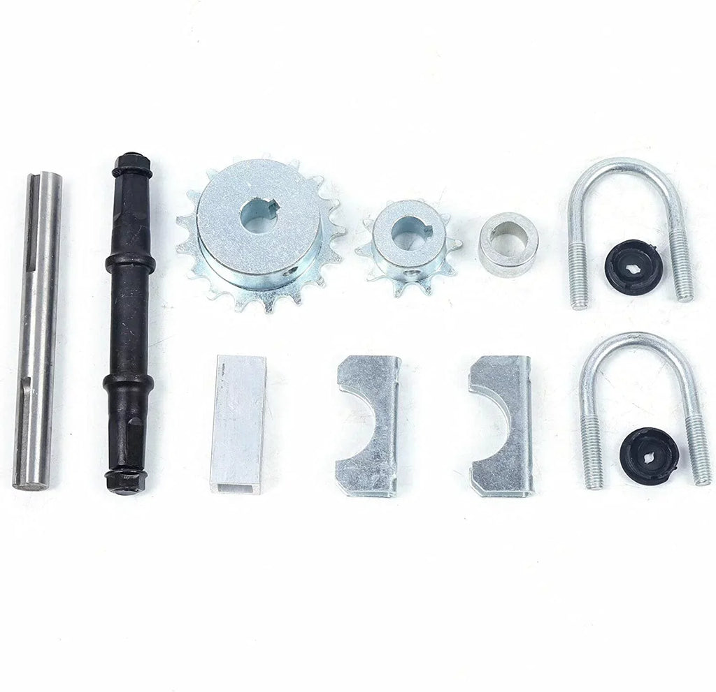 Set Bike 2-Stroke 415 Chain for Jackshaft Conversion Silver Gas Motorcycles Shifter Kit
