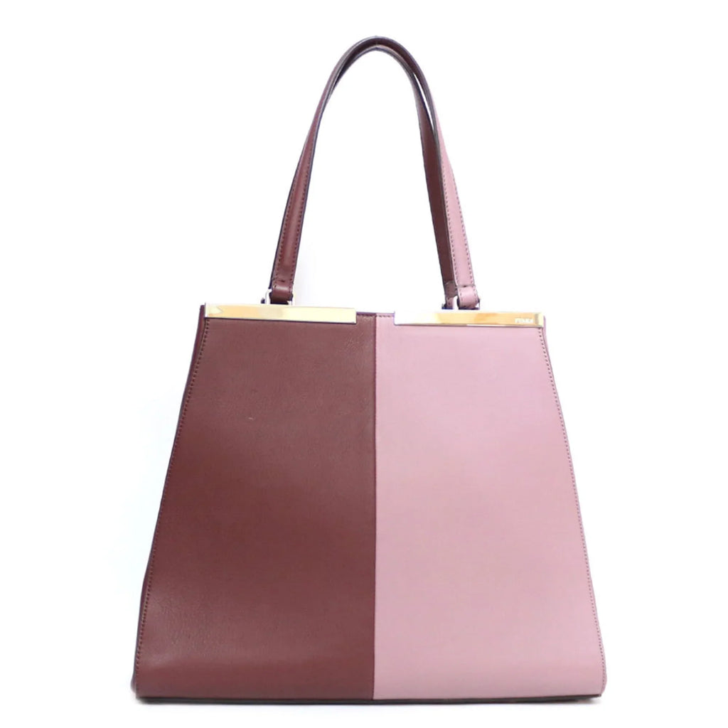 (Fair) Women's Leather Shoulder Pink Bag FENDI Fendi Pre-Owned