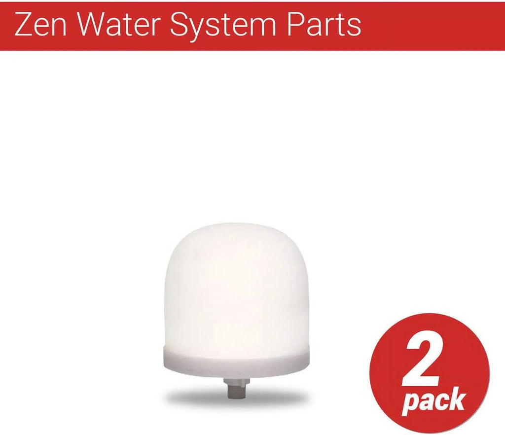 Counter (Pack Of Filter System 2) 0.5 1 Water Dome Replacement Micron Top Replacement Water Ceramic To