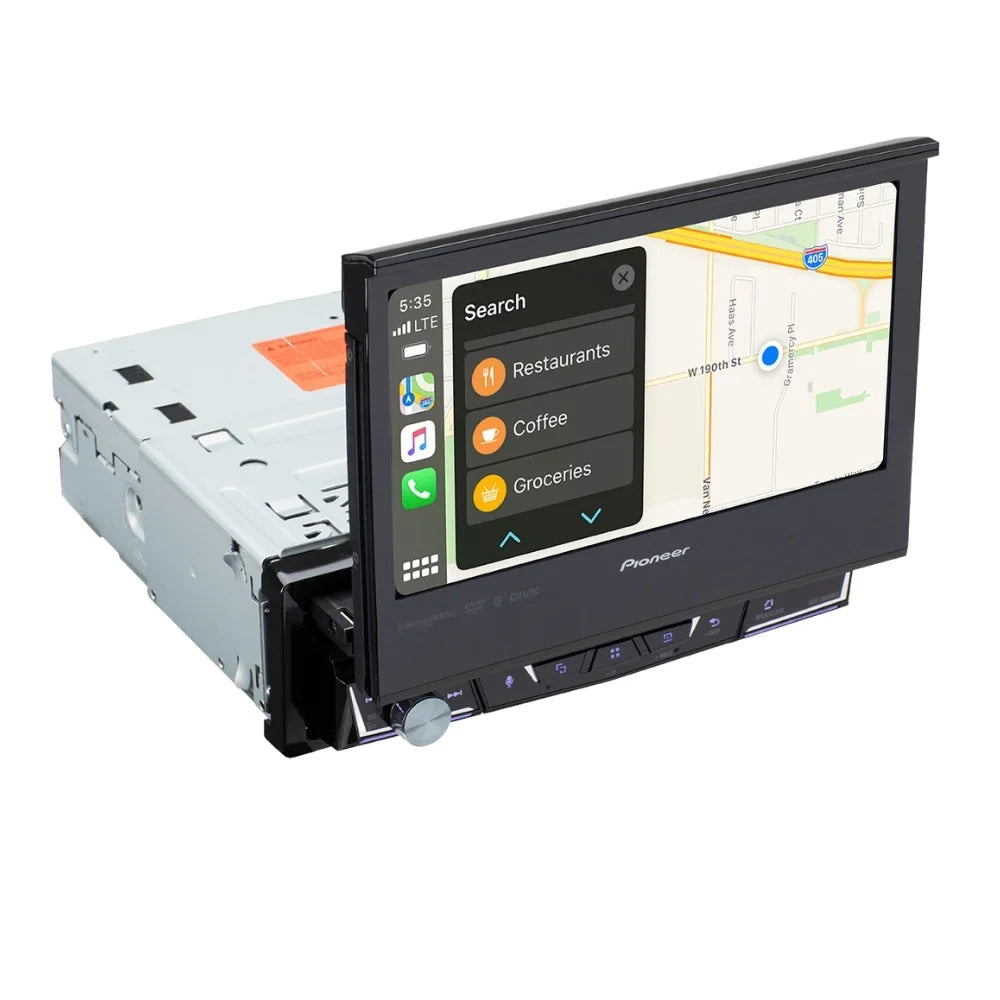w/ AVH-3500NEX Bullet Pioneer 6.8" New Receiver Multimedia & Bluetooth DVD Camera