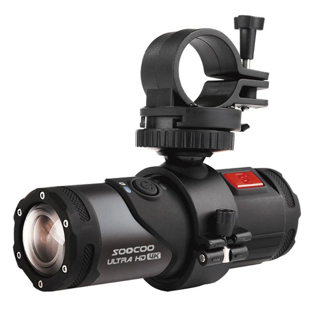Waterproof WiFi Camera, Helmet mounted Camera Action APP Head Adventure SOOCOO 4K Sports Cycling