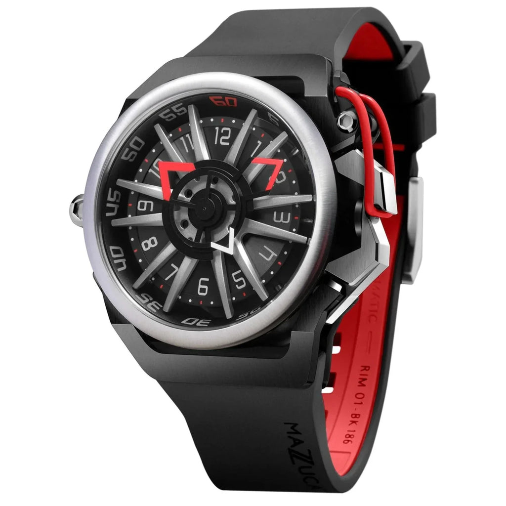 Automatic Mazzucato RIM Black Red Reversible
