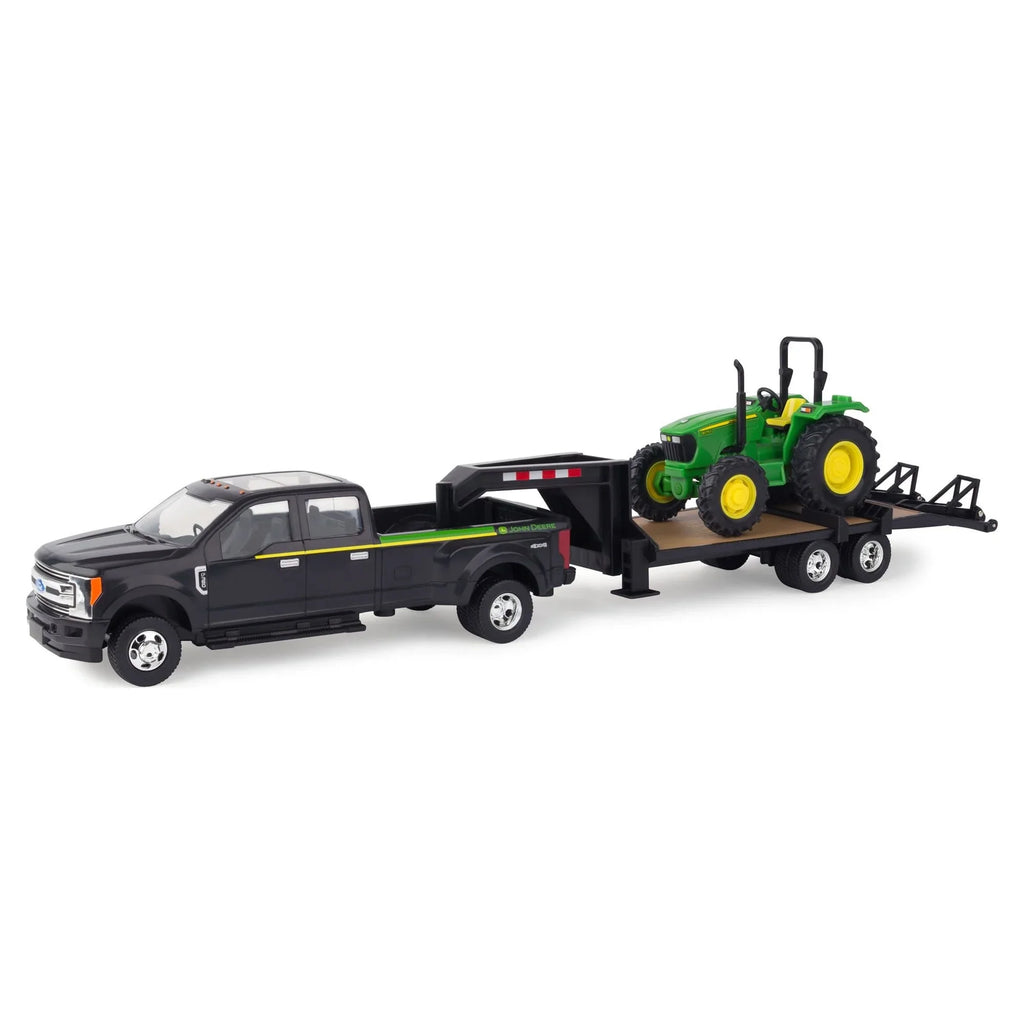 1:32 F350 5075E John Deere & Ford Tractor, Toy And Tractor Set, Truck Scale Toy 2017
