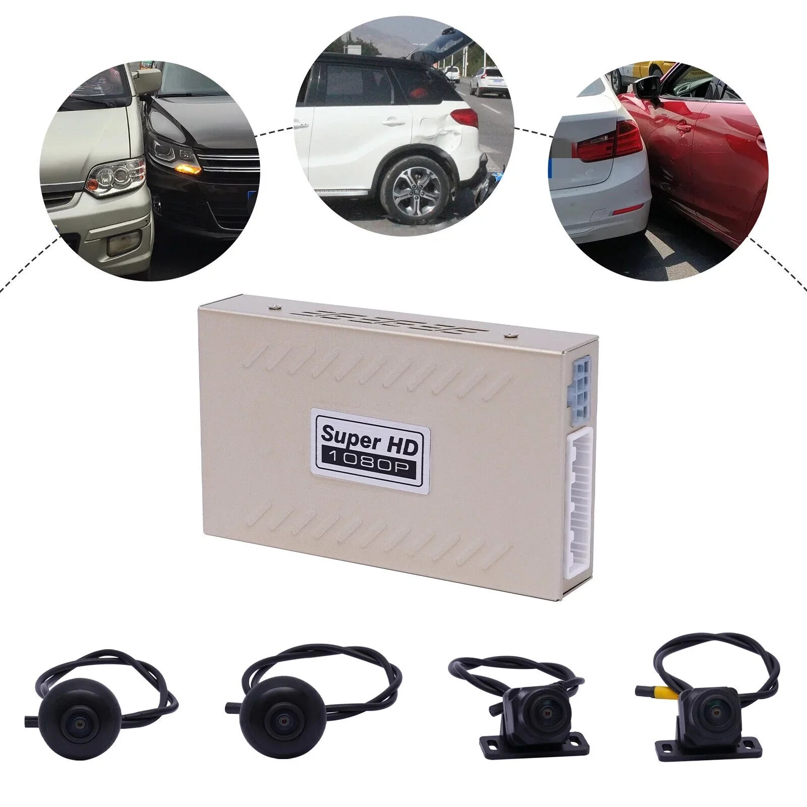 Rear Recorder Camera 360Â° Cam Car Sensor DVR Lens Dash CMOS Video Image MONIPA