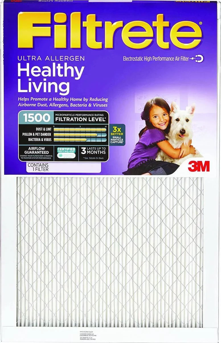 Pack Allergen of Ultra Filtrete 30" X 2022DC-6 3M Filters 6 20" Reduction