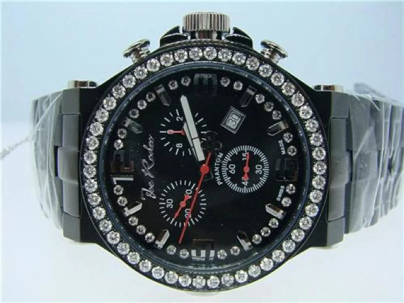 JPTM45 Black Diamond Phantom Watch (3.25ct)