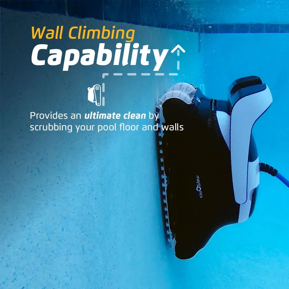 Wi-Fi Robotic up E40 50 Pools Pool Scrubber Vacuum Dolphin Waterline Cleaner Explorer Brush to FT -