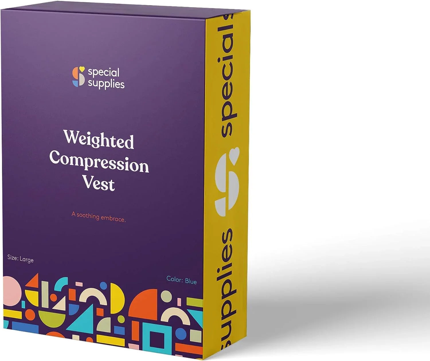 Disorders, Kids with and Fit Adjustable Compression with Special 24x42 Vest Supportive Supplies Processing Weight inches) Weighted Calming ADHD, and for (Large Sensory Autism,